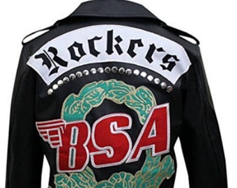 BSA George Michael Faith Rockers Revenge Biker echt leren jack