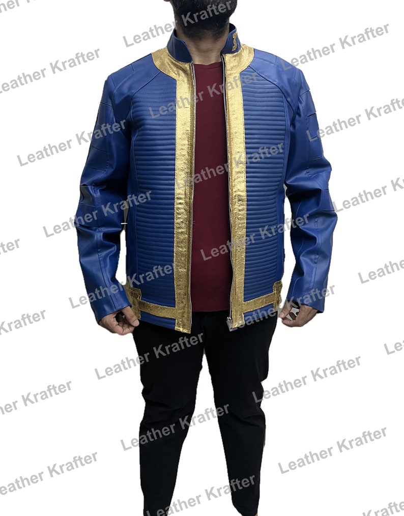 Lucy Vault 33 New Vegas Unisex Leather Jacket image 3