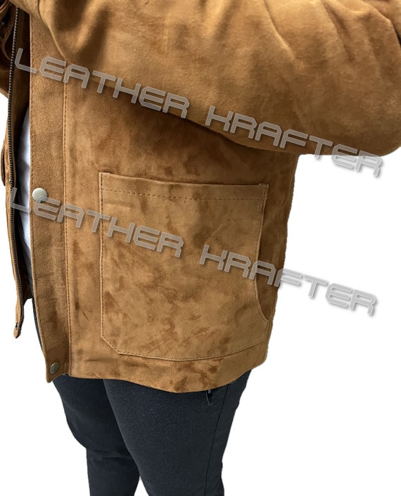 Joel Miller Suede Leather The Last of Us 2 Jacket - USA Leather