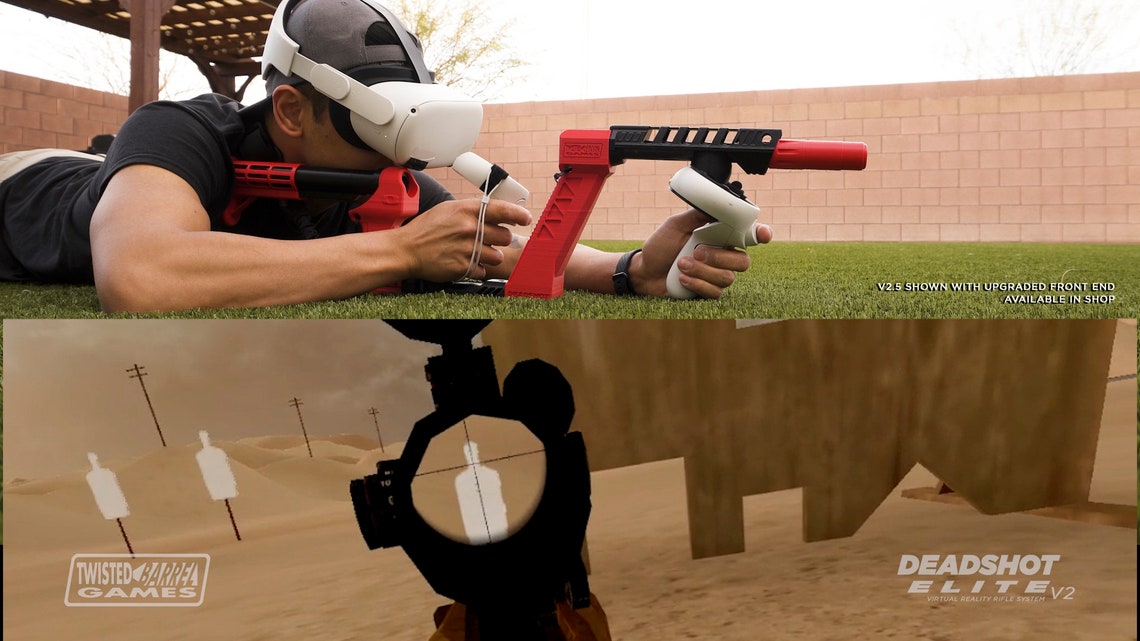 DEADSHOT ELITE Version 2.1 VR Gun Stock Oculus Quest 1 2 Etsy