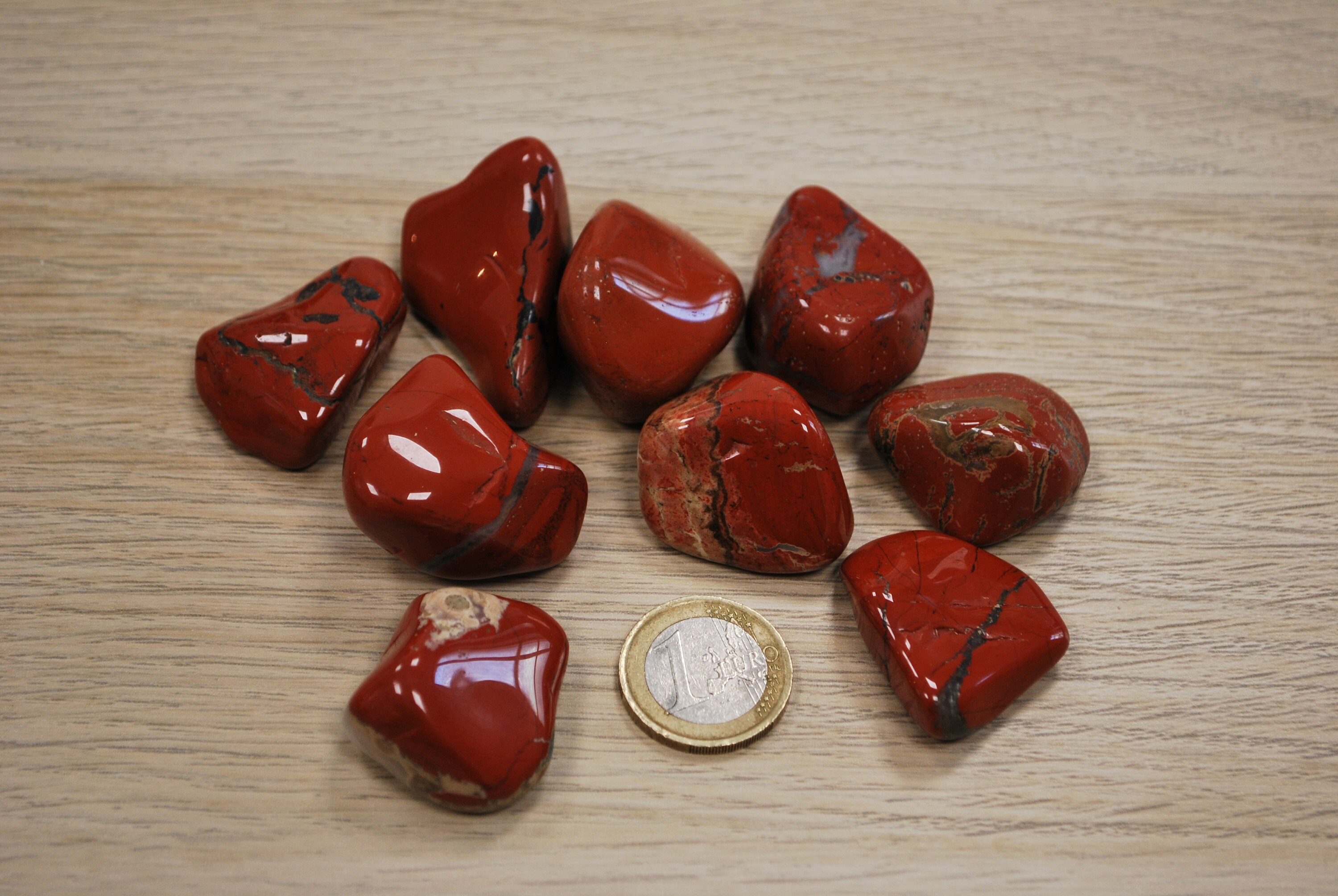 Jaspe Rouge Pierre Roulée