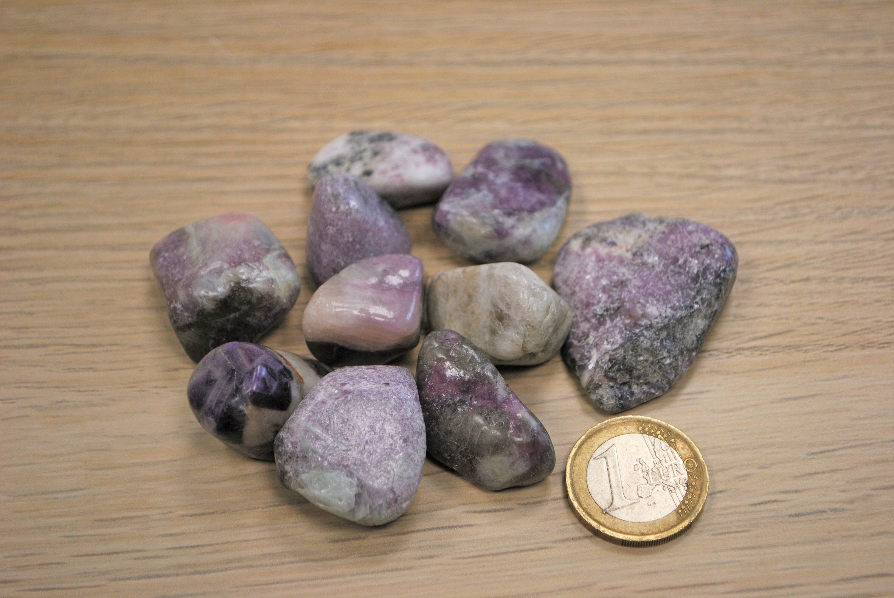 Lépidolite Pierre Roulée