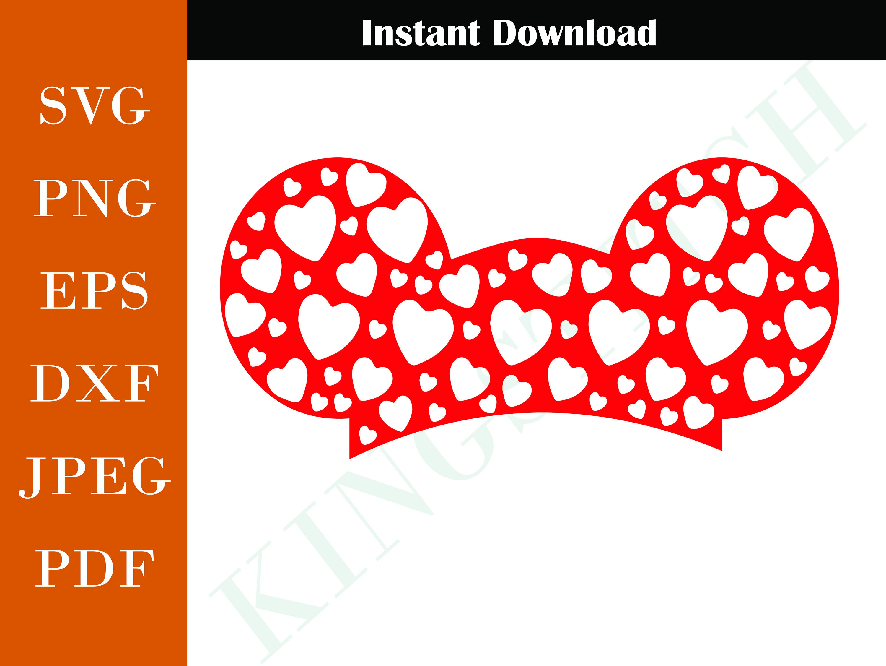 Minnie Hearts Svg Minnie Valentine's Day Svg Valentines - Etsy