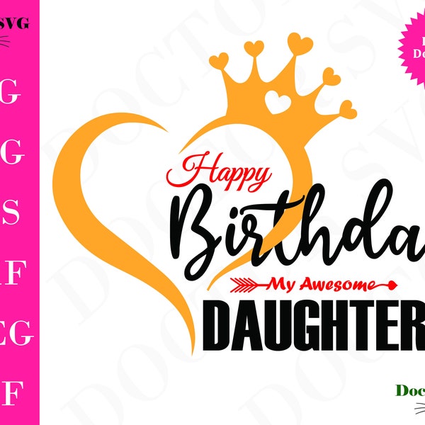 Birthday Queen SVG, Birthday Girl svg, crown, Daughter Birthday, Its My Birthday svg, Birthday shirt svg, Birthday Party svg, Cricut SVG