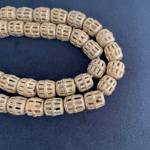 Pack of 10 or 5 Ashanti Brass Beads | lost wax beads | 12x13mm