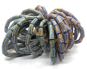 Hand painted Krobo recycled glass beads |