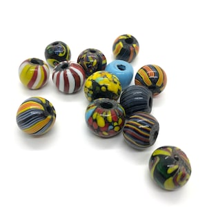 Colourful Millefiori Beads | African Trade Beads