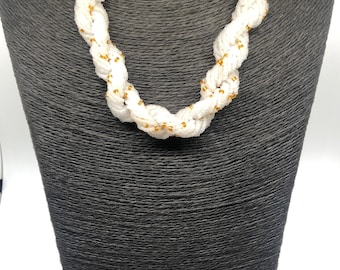 Gargantilla de cuentas africanas, collar llamativo con cuentas para mujer