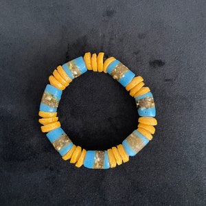 Krobo beads bracelets | unisex wristbands | handmade recycled glass beads bracelets