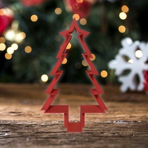 STL-Datei / Weihnachtsbaum-Cookie-Cutter für 3D-Druck