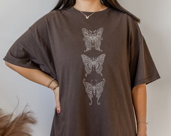 Butterfly TShirt Butterfly Shirt Butterfly Tee Butterfly Top Butterfly Aesthetic Indie Clothes Trendy Clothes Aesthetic Clothes Alt Clothes