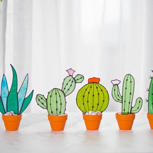 Cactus Plant Stained Glass Succulents Plants Suncatcher Cactus Decor Garden Decor Plants Glass Art, Artificial House Plant,Birthday Gifts