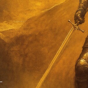 Crusader Knight - Catholic Man Art, Gift for Men, Warrior Manly Father's Day Knight's Templar Fine Art Print #032 image 5