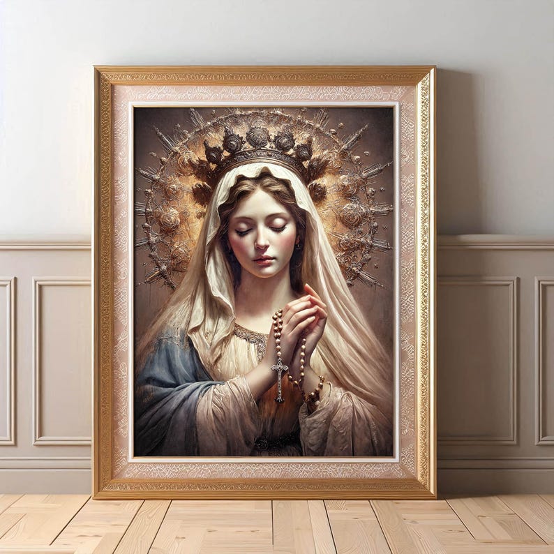 Our Lady of the Holy Rosary - Prayer, Blessed Virgin Mary, Queen ...