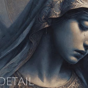 Mater Dolorosa - Our Lady of Sorrows - Blessed Virgin Mary Marian Moody ...
