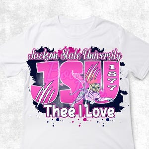 JSU Tigers 1877 T-Shirt - Jackson State University HBCU PINK Out