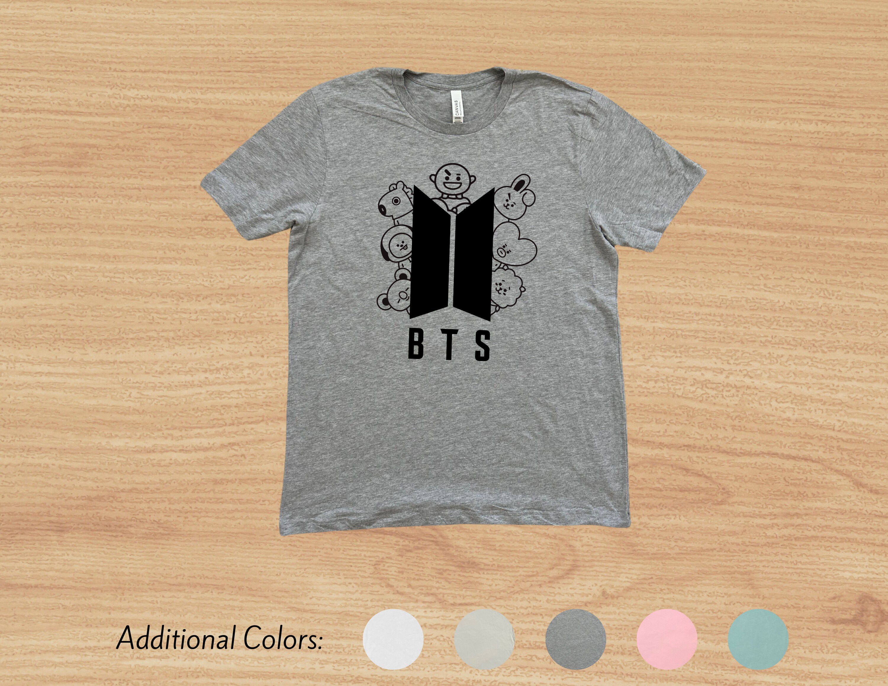 Bt21 Tee Shirt - Etsy