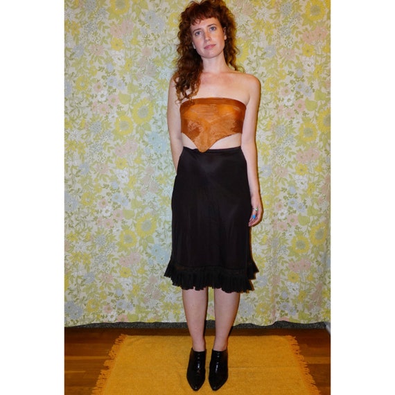 Vanity Fair 1940's/50's Intimates Vintage Black Ru