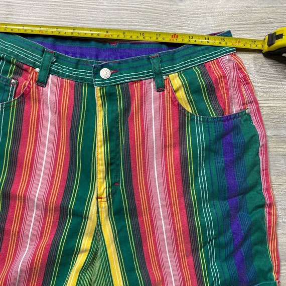 Vintage Gitano Striped Shorts - image 6