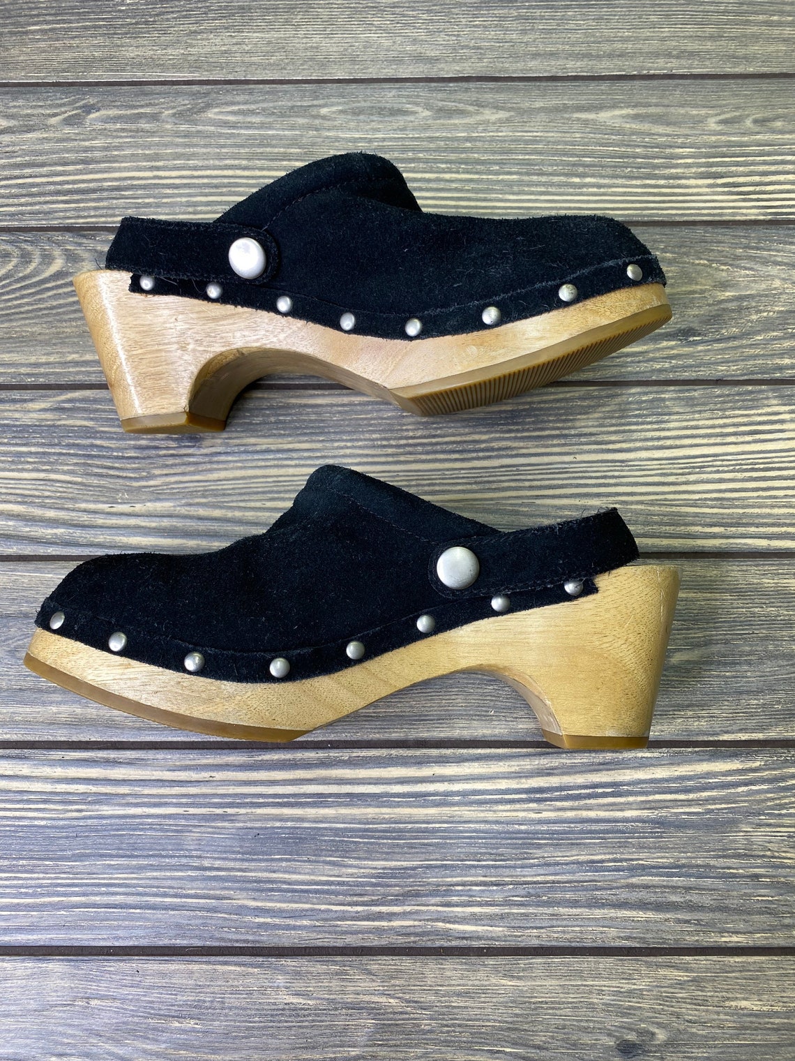 Simple Brand Wooden Clogs - Etsy