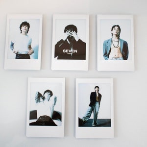 Jeon Jungkook Instax Mini Prints, BTS Jungkook Prints, BTS Jungkook Gifts, BTS Jungkook Birthday Gift, Christmas Gift