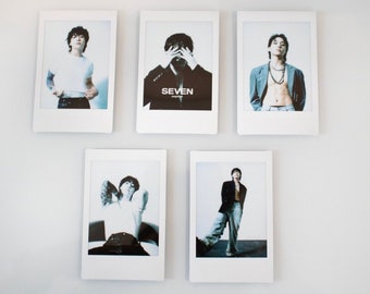 Jeon Jungkook Instax Mini Prints, BTS Jungkook Prints, BTS Jungkook Gifts, BTS Jungkook Birthday Gift, Christmas Gift