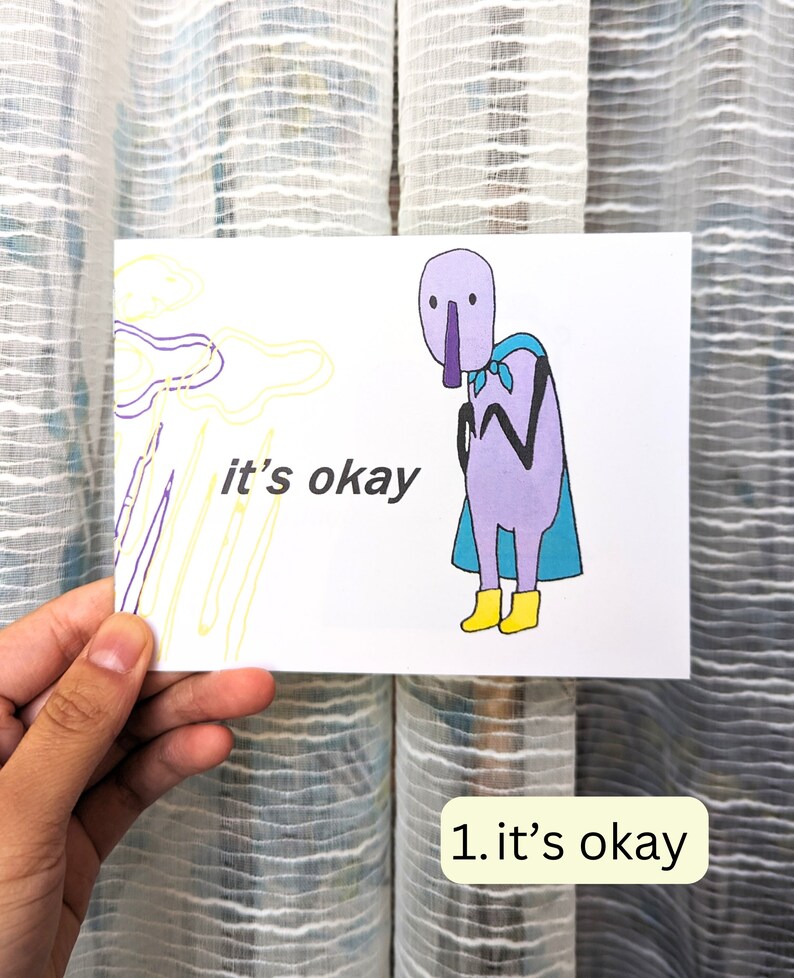 Colorful Handmade Zines Zines About Young Adulthood ADHD Etsy