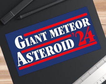 Vote Asteroid Bumper Stickers