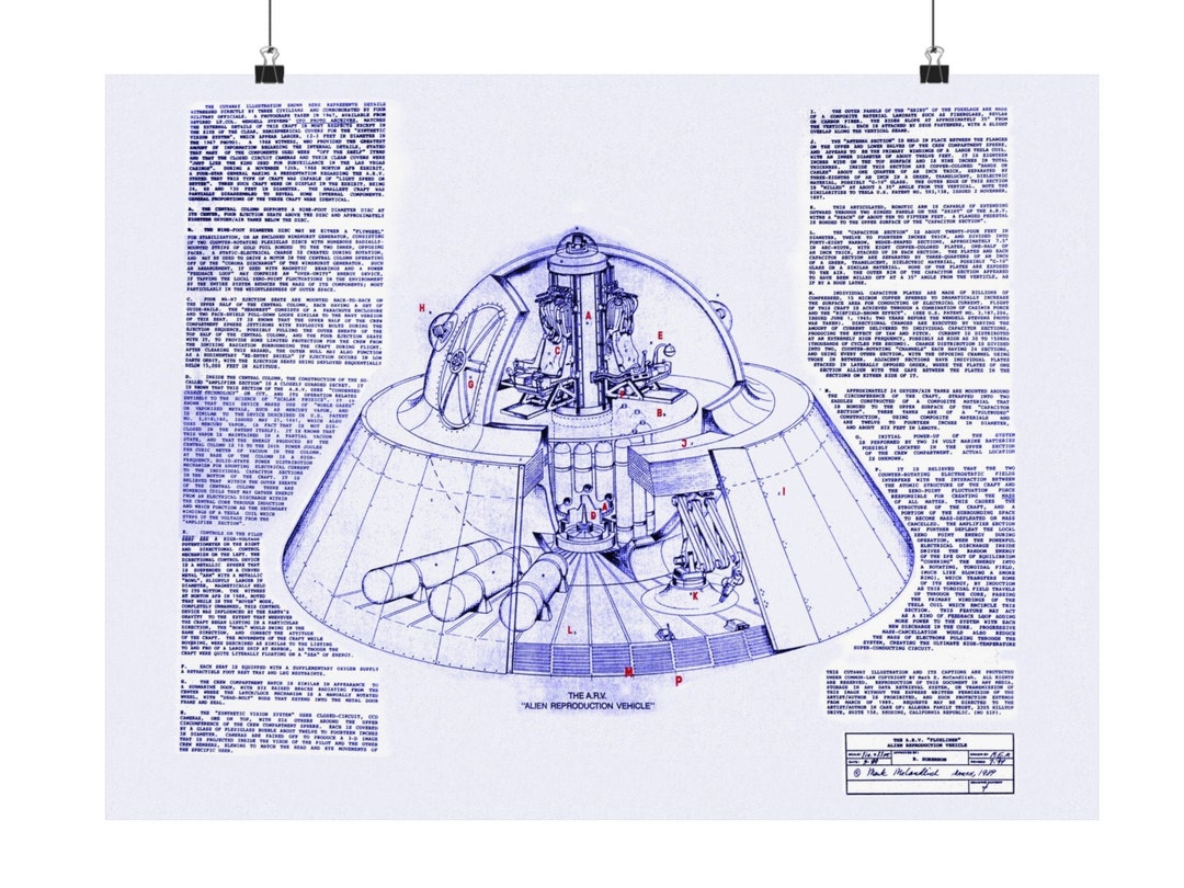 QP 個展 「La Querencia Peligrosa」 プライス・リスト Hi Res Alien Reproduction Vehicle Print by Mark Mccandlish