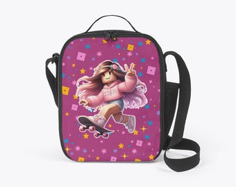 Pink Roblox Lunch Box Bag