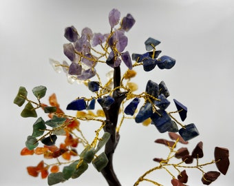 7 Chakra Kristall Lebensbaum: Feng Shui Bonsai Dekor