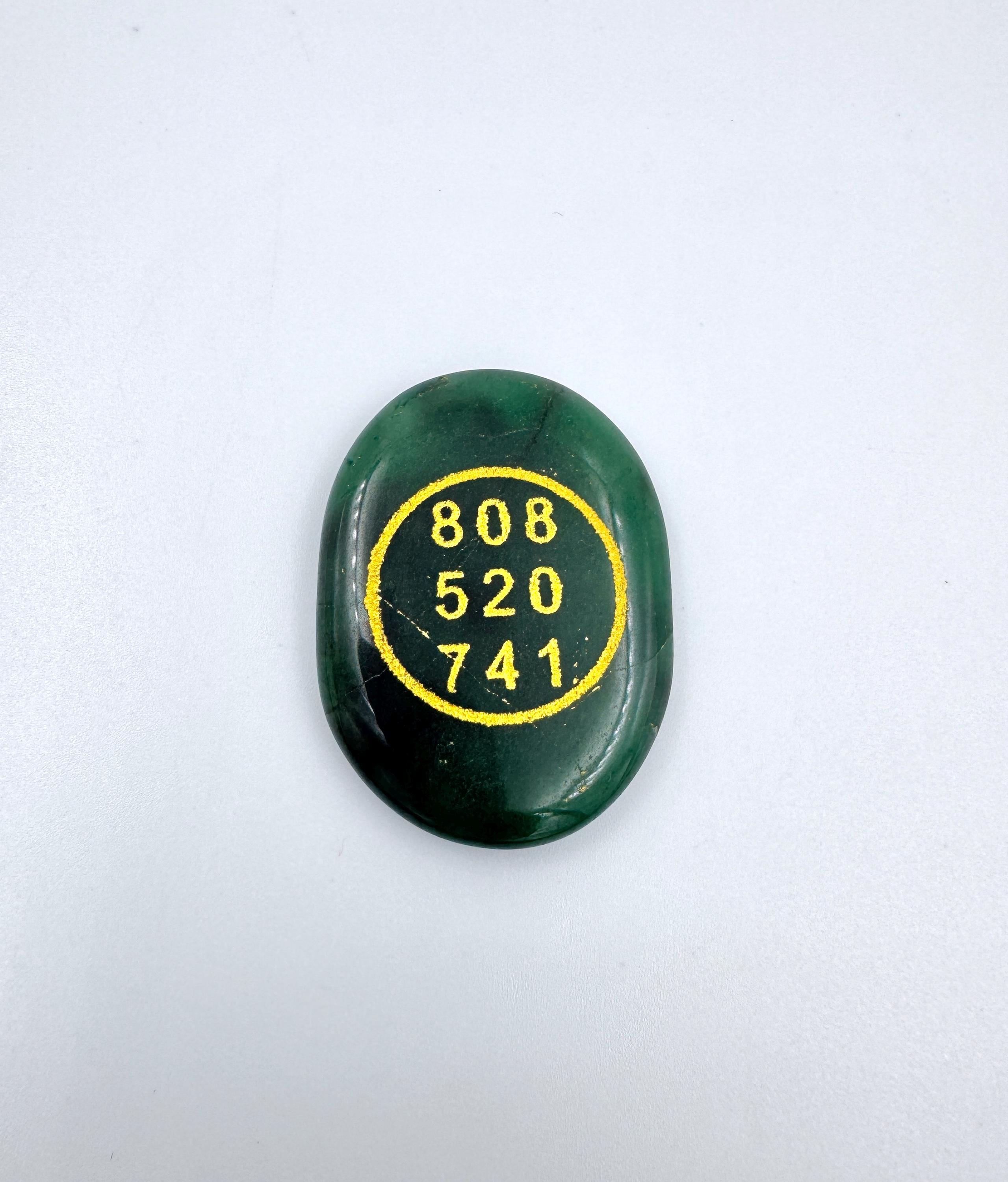 Pièce De Monnaie Zibu En Jade Vert Naturel - Talisman Feng Shui Porte-Bonheur - Cadeau Spiritualité Hindouisme