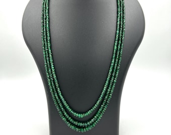 認定天然エメラルドスピネルラウンドビーズ859カラットの宝石カクテル