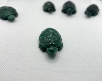 亀の置物 （翡翠） 手彫りの翡翠の亀の置物：風水開運飾り - Etsy 日本