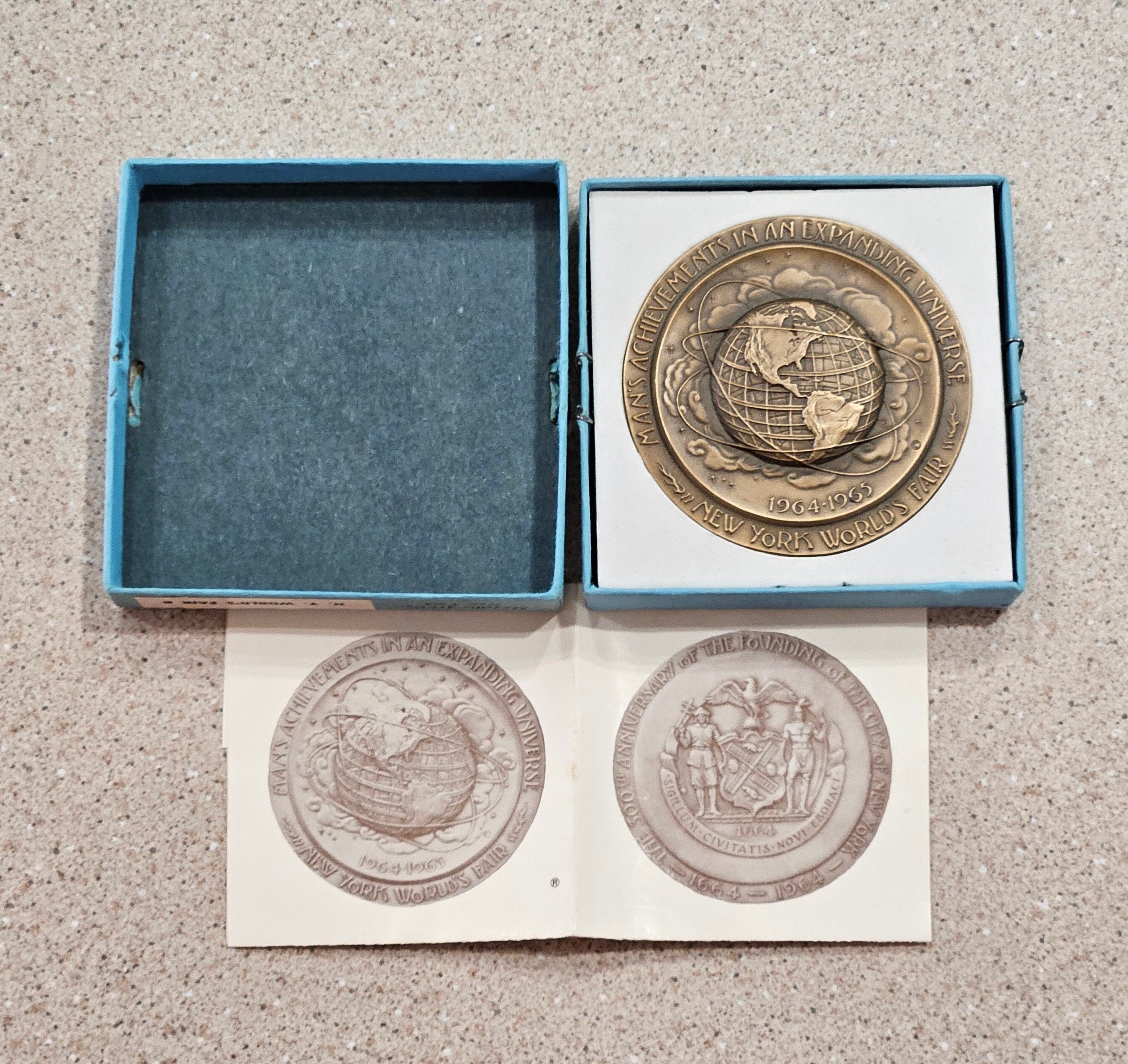 1964-65 New York Worlds Fair Unisphere Man's Achievements in