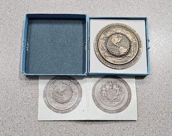 1964-65 New York Worlds Fair Unisphere Man's Achievements in