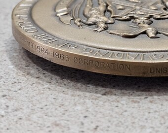 1964-65 New York Worlds Fair Unisphere Man's Achievements in