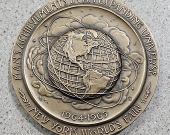 1964-65 New York Worlds Fair Unisphere Mans Achievements in