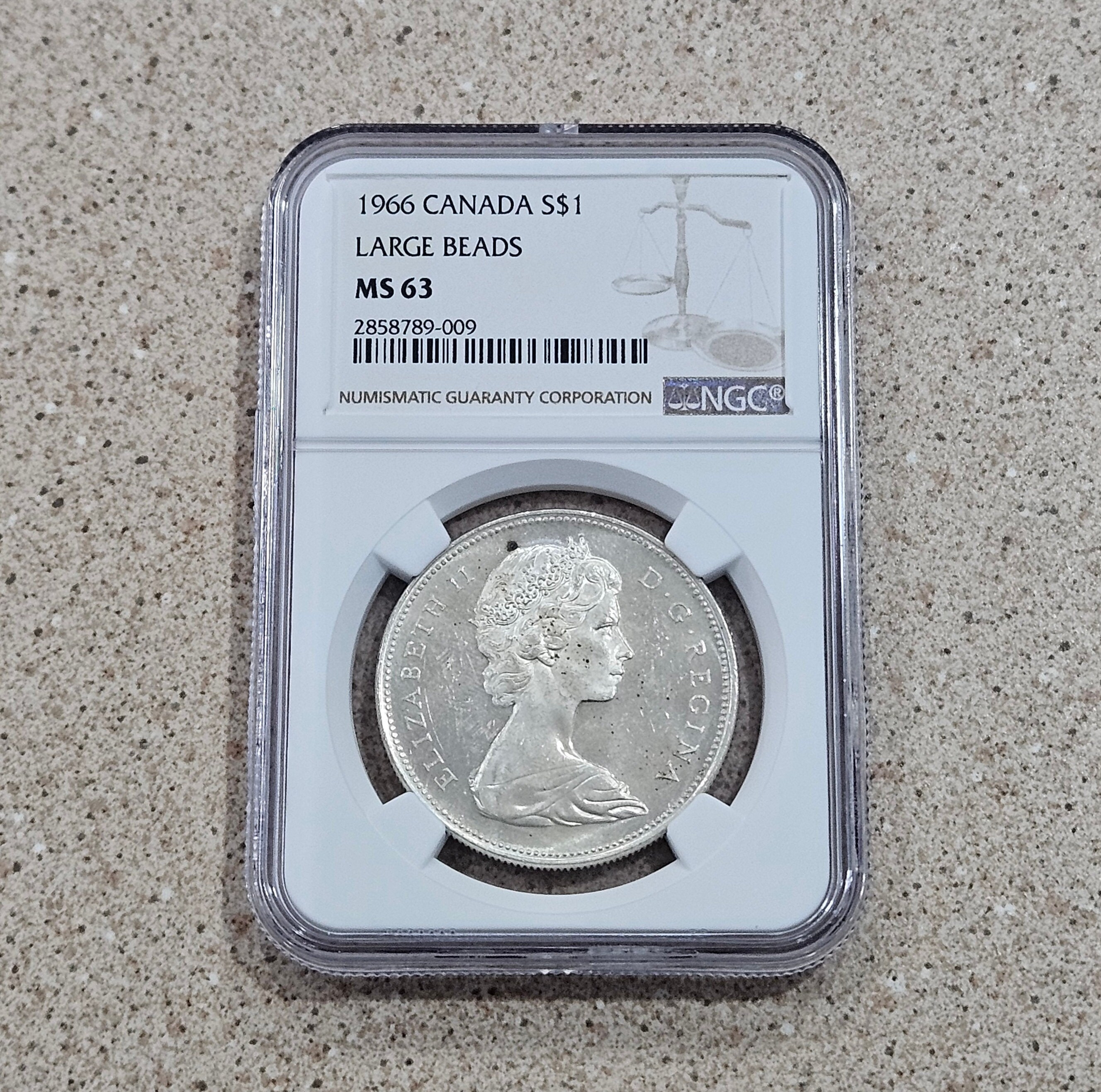 NGC GEM UNC 2002P カナダ ジュビリーバスト クイーンエリザベス 5 cents 1966, Canada - uCoin.net