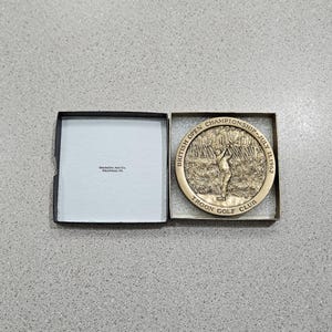 Vintage Golf Medal - Etsy