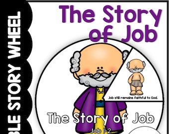 Story of Job Bible Wheel Craft: Sunday School Activity (Digital Download)