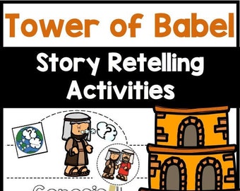 Actividades para narrar la historia bíblica de la Torre de Babel (Descarga digital)