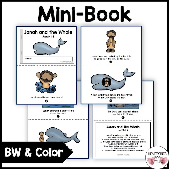 Jonah And The Whale Sunday School Lesson 535x697