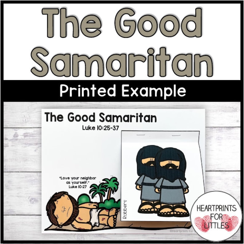 The Good Samaritan Bible Craft for Kids Sunday School Craft - Etsy