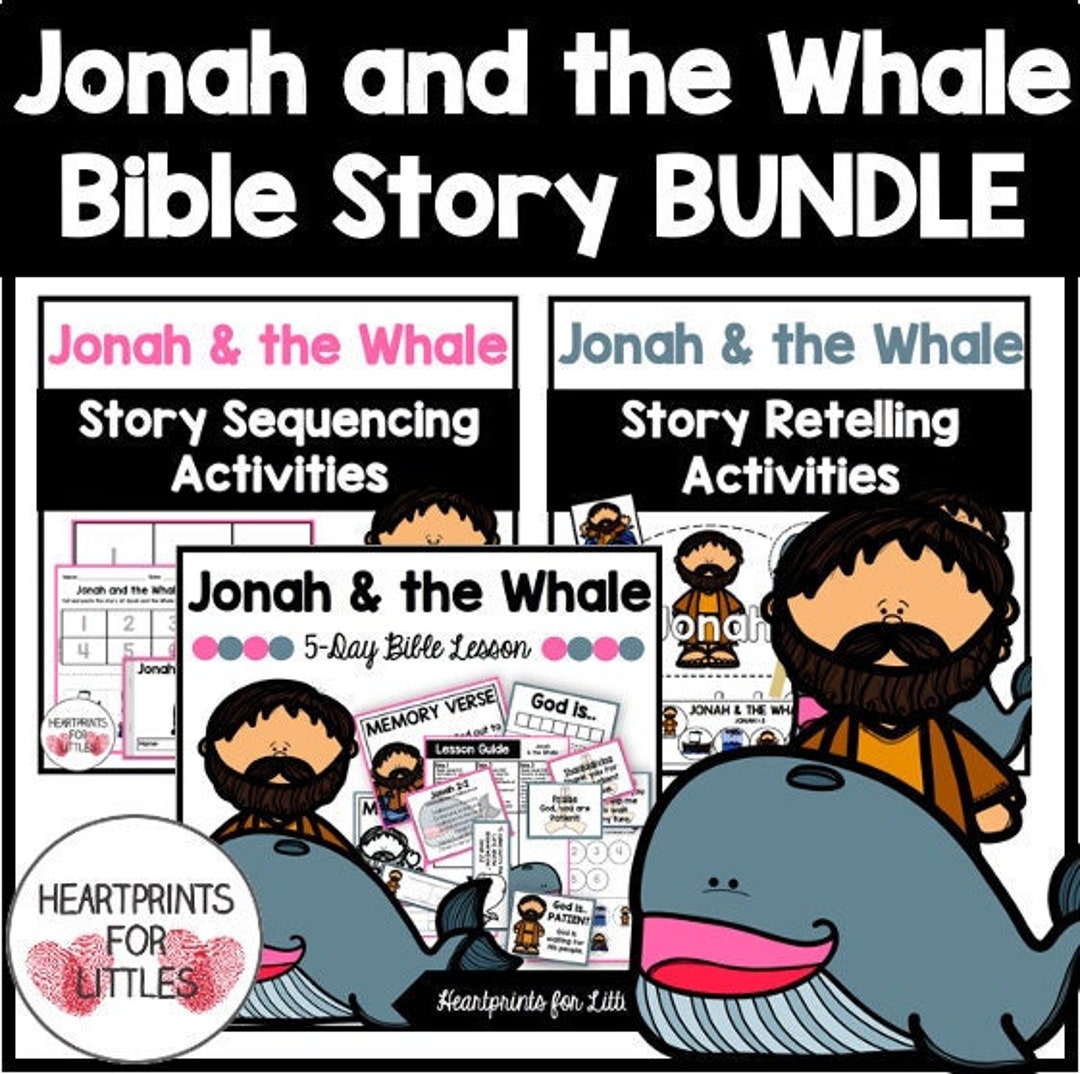 Jonah and the Whale Bible Story Bundle 5-day Bible Lesson