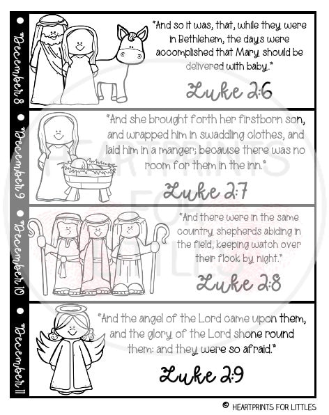 Advent Story Cards for Kids Christmas Story Cards Bible - Etsy