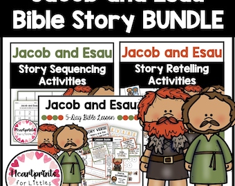 Jacob und Esau Bibelgeschichtenpaket, Aktivitäten in der Bibelgeschichte, 1 KOSTENLOSES Produkt (digitaler Download)