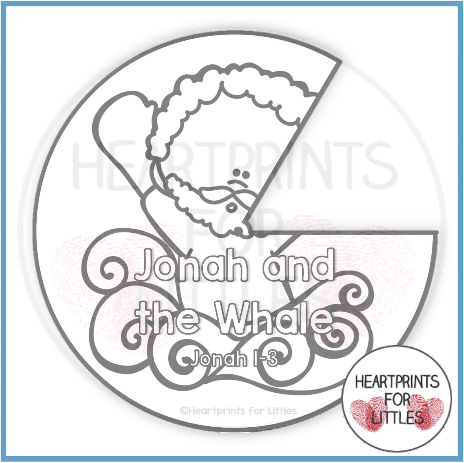 Jonah and the Whale Story Wheel, Bible Craft (digital Download) - Etsy
