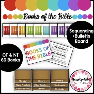 Books of the Bible Bundle, Christian Learning Resources, Sunday School ...