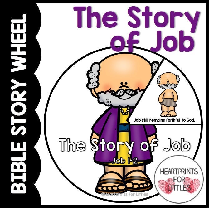 The Story of Job Bible Story Wheel Job 12 Bible Story Etsy